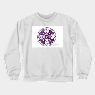 Purple Mandala Crewneck Sweatshirt